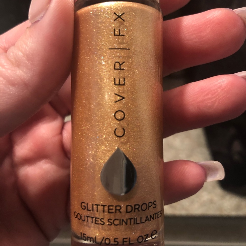 Cover FX shimmer glitter drops